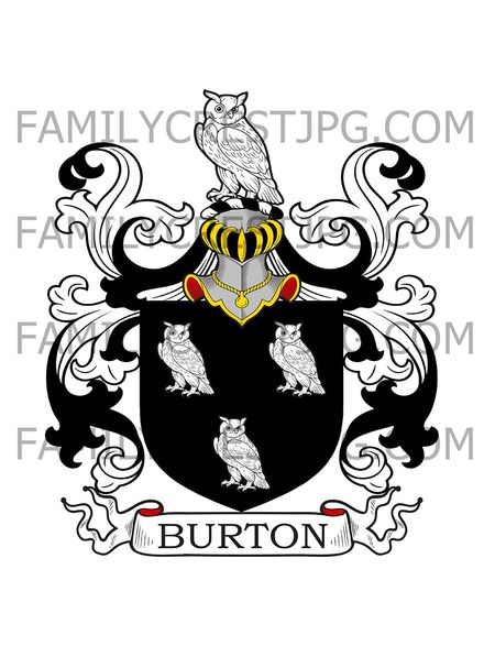 Burton Family Crest