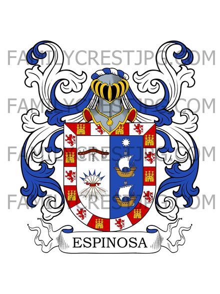 Espinosa Family Crest - Espinoza