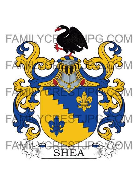 Shea Family Crest - Shee, O&#x27;Shea