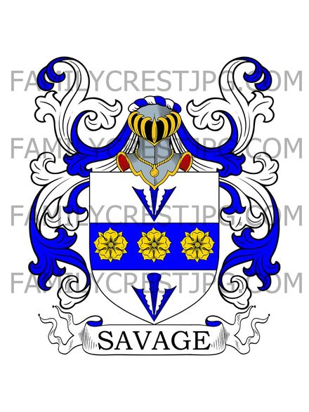 Savage Family Crest