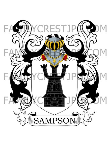 Sampson Family Crest