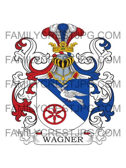 Wagner Family Crest - 1792