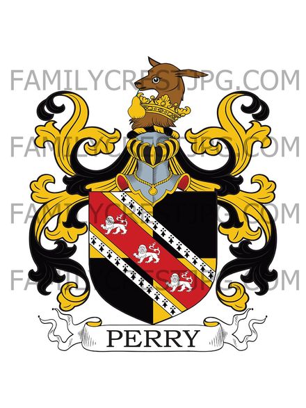 Perry Family Crest - London, England