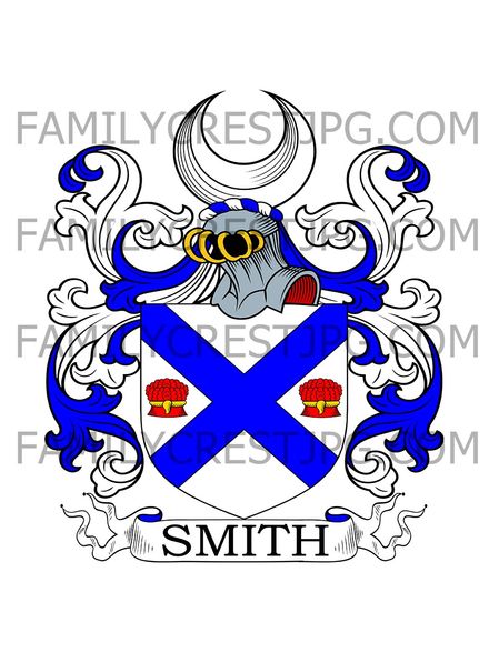 Smith Family Crest - Gibliston, co. Fife, Scotland