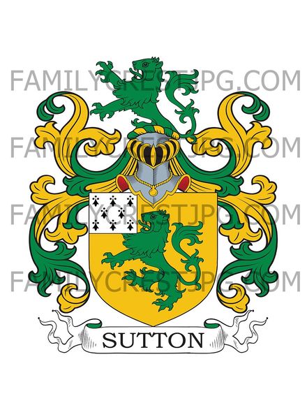 Sutton Family Crest