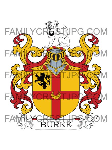 Burke Family Crest - Baron Bophin