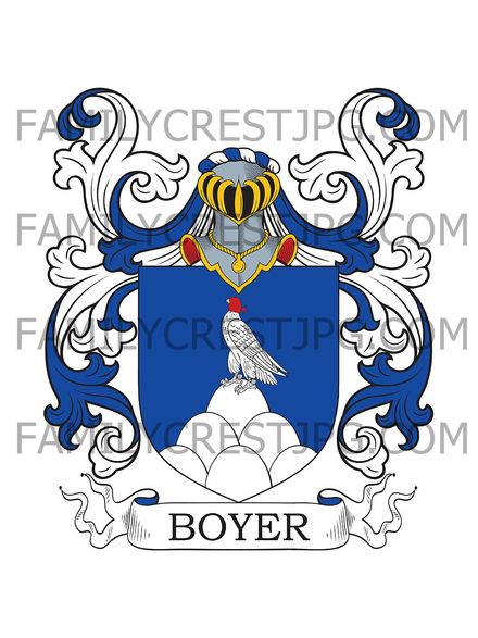 Boyer Family Crest