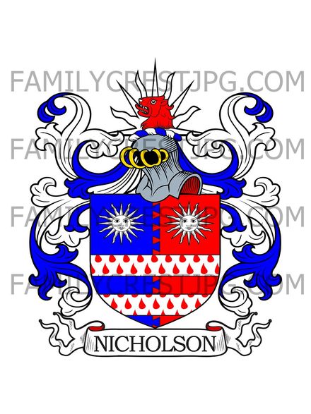Nicholson Family Crest
