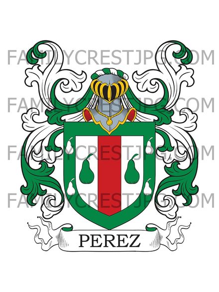 Perez Family Crest