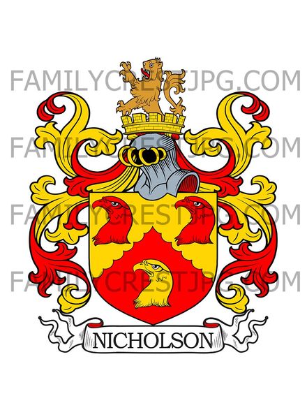 Nicholson Family Crest