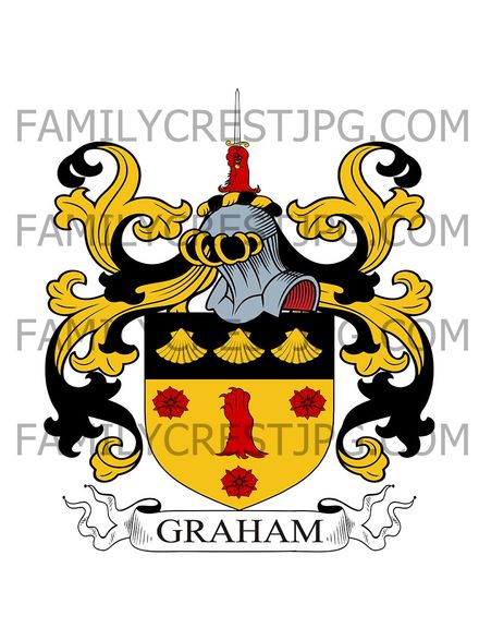 Graham Family Crest - Devonshire, Englan