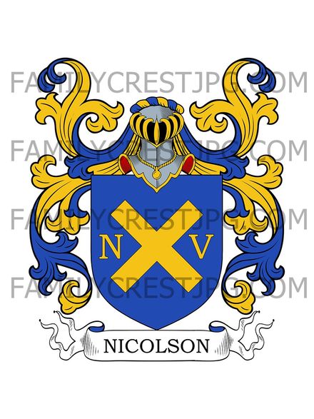 Nicolson Family Crest