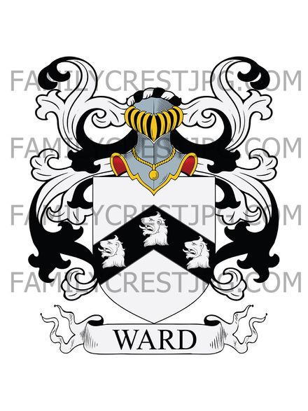 Ward Family Crest - Berkshire, England