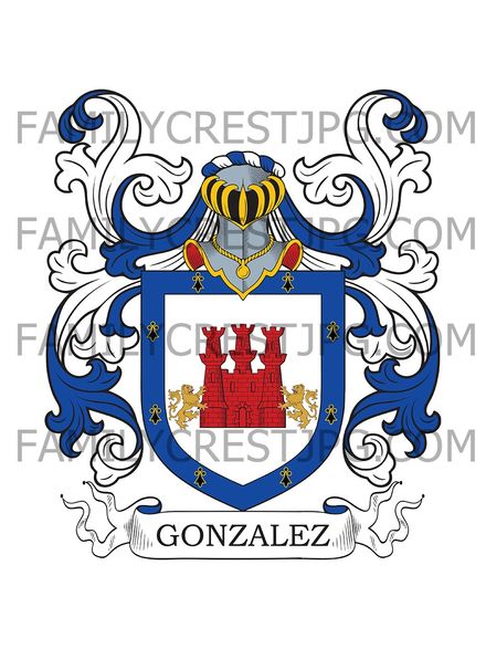 Gonzalez Family Crest