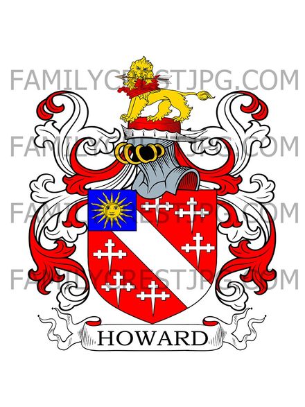 Howard Family Crest - Dublin, Ireland