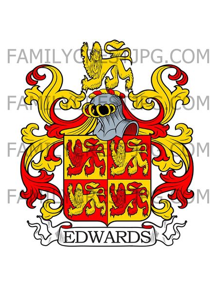Edwards Family Crest - Plas Machynlleth, Wales