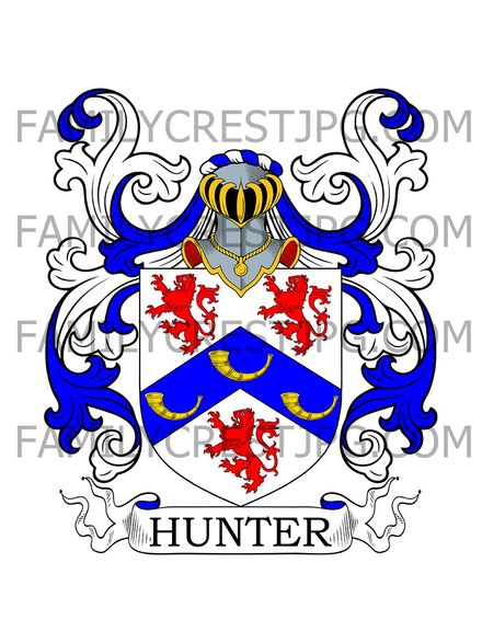 Hunter Family Crest
