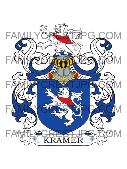 Kramer Family Crest - Augsburg 1474