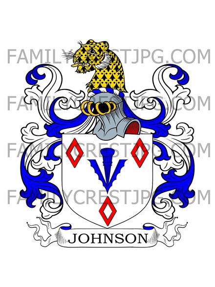Johnson Family Crest - London, England