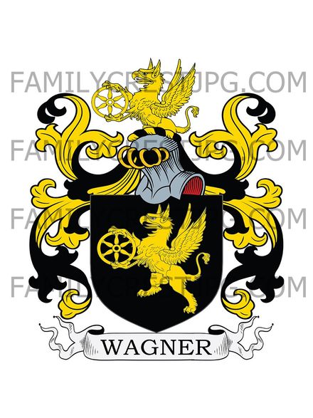 Wagner Family Crest - Bavaria 1548