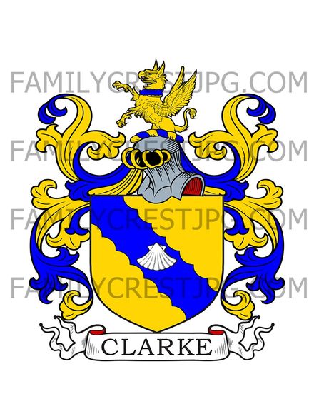 Clarke Family Crest - Westminster