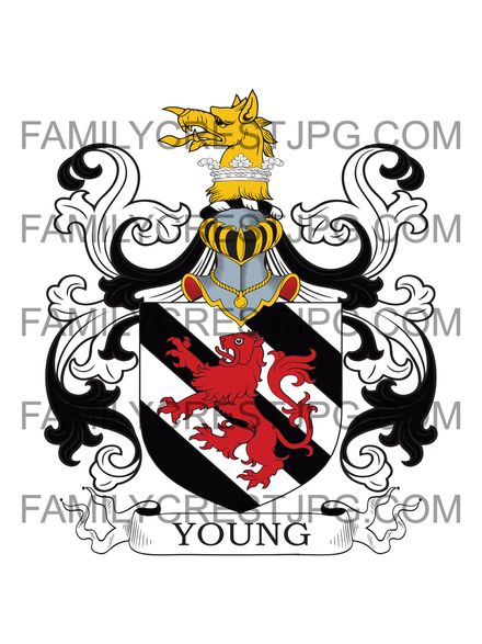 Young Family Crest - London, England