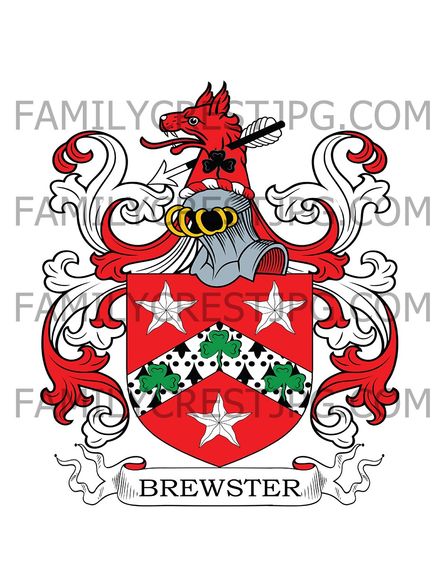 Brewster Family Crest