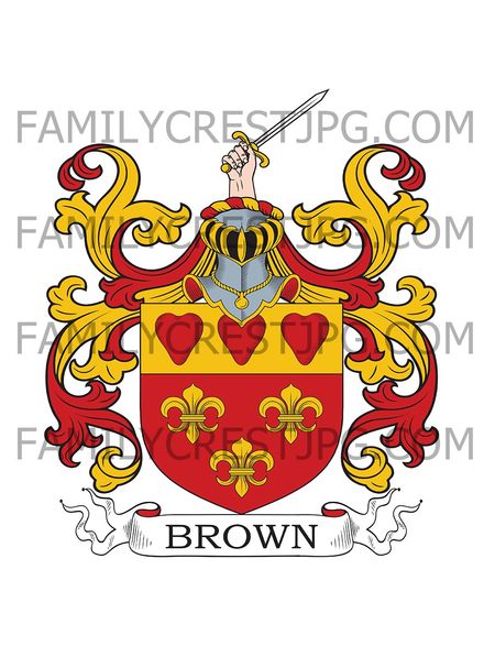 Brown Family Crest -Copenhangen, Denmark