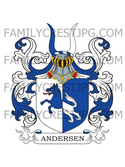 Andersen Family Crest - Denmark