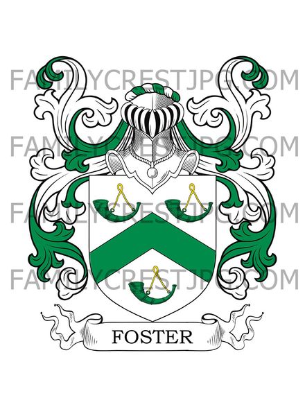 Foster Family Crest - York, England