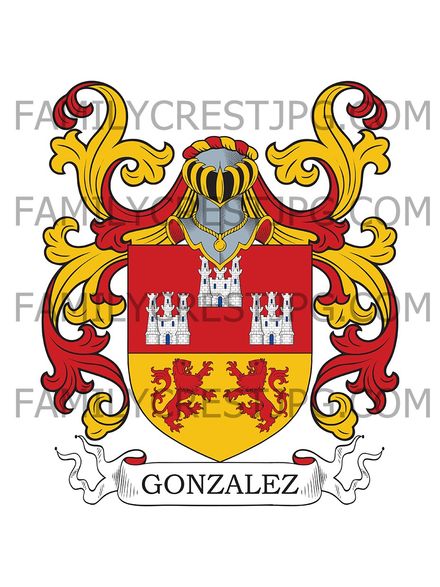 Gonzalez Family Crest