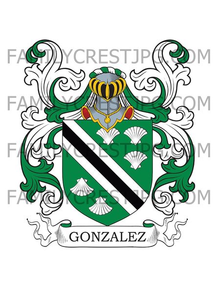 Gonzalez Family Crest
