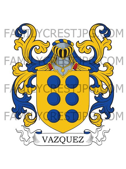 Vazquez Family Crest