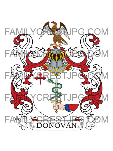 Donovan Family Crest - O&#x27;Donovan