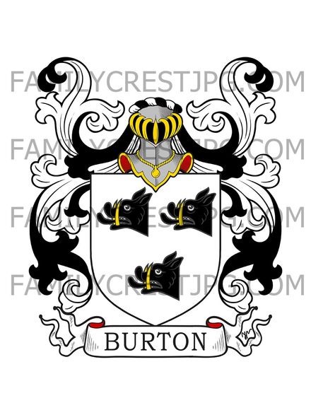 Burton Family Crest