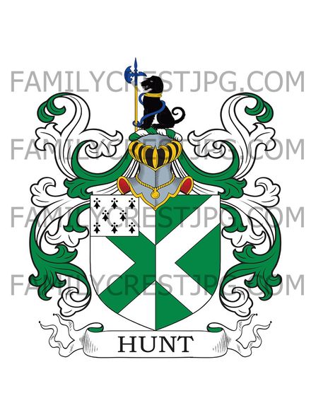 Hunt Family Crest