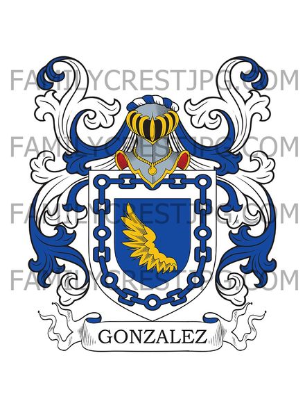Gonzalez Family Crest