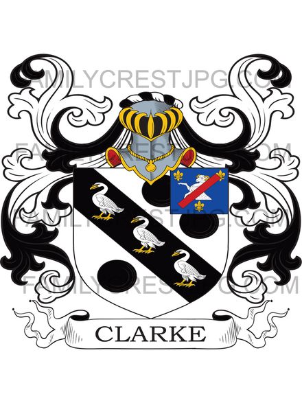Clarke Family Crest - Land Abbey