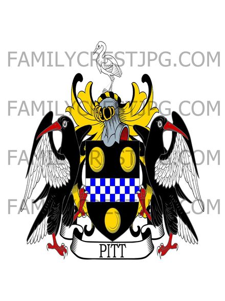 Pitt Family Crest