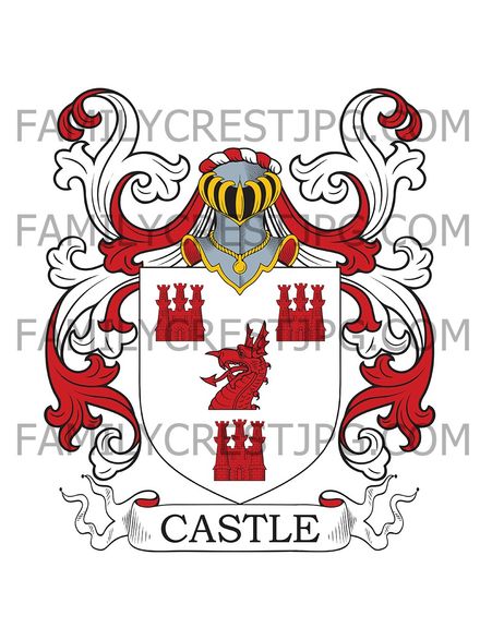 Castle Family Crest & Coat of Arms | History & Origins
