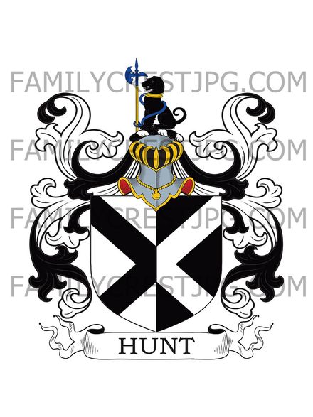 Hunt Family Crest