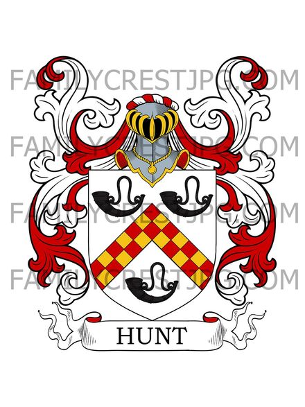 Hunt Family Crest