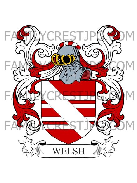 Welsh Family Crest