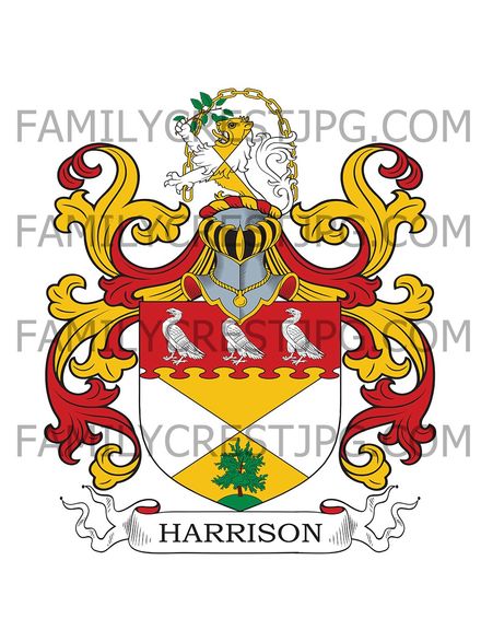 Harrison Family Crest - Aldershaw, Lichfield