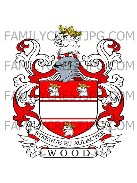 Wood Family Crest - London, England