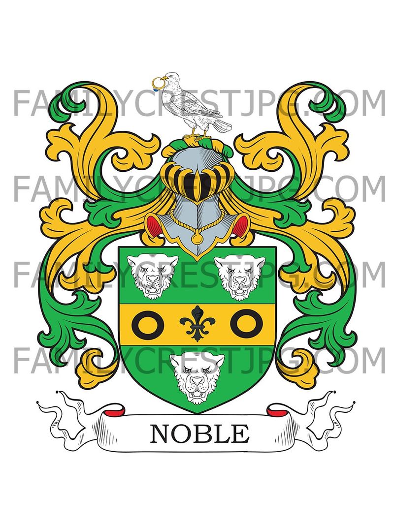 Noble Family Crest - Allenstown, co. Meath, Ireland