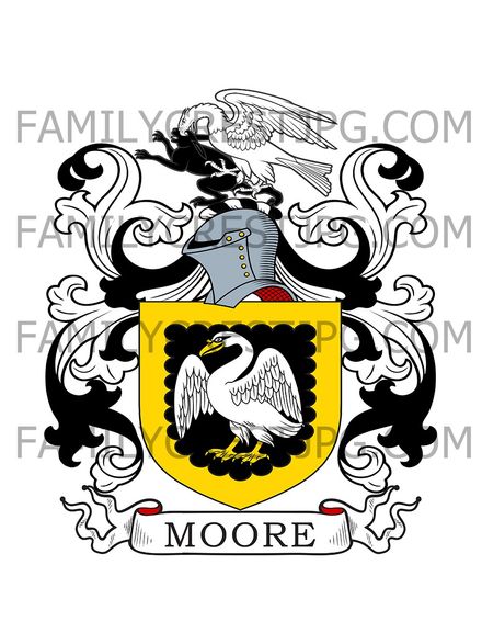 Moore Family Crest - Mount Cashell, co. Tipperary, Ireland