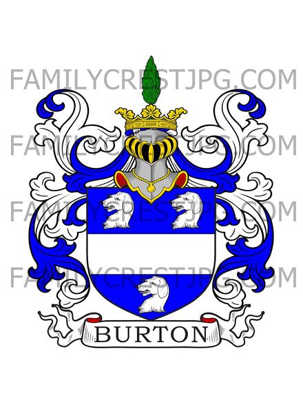 Burton Family Crest