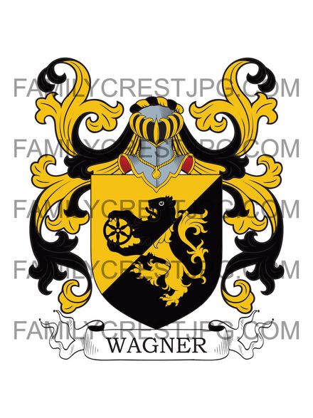 Wagner Family Crest - Mergentheim 1625