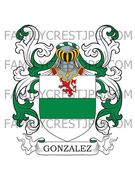 Gonzalez Family Crest